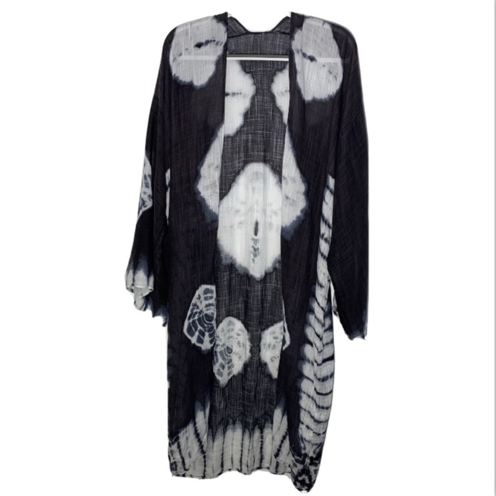 Longline Boho Tie Dyed Kimono NWT
